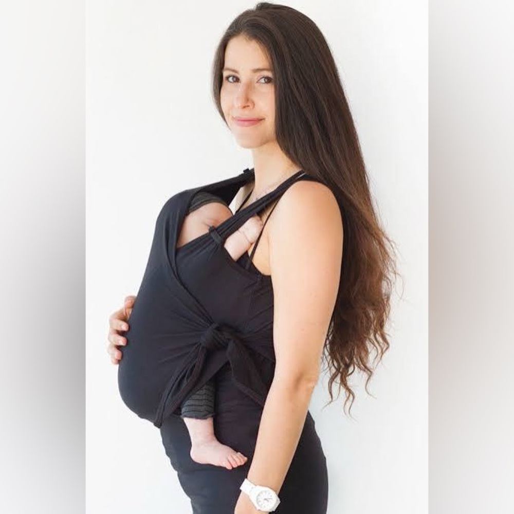 Nesting days newborn carrier black size medium